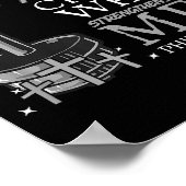 Kann alles tun, was Weightlifter Gym Christliche B Poster (Ecke)