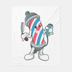 Kann als Friseur mit Razor Fleecedecke