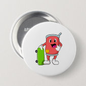 Kann als Skater mit Skateboard Button (Vorne & Hinten)