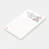 Kann Bär-LY warten Post-it Klebezettel (angewinkelt)