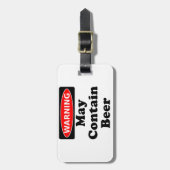 Kann Bier enthalten Gepäckanhänger (Vorderseite vertikal)