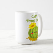 Kann das nicht Touch machen! Niedlicher lustiger C Kaffeetasse (VorderseiteRechts)