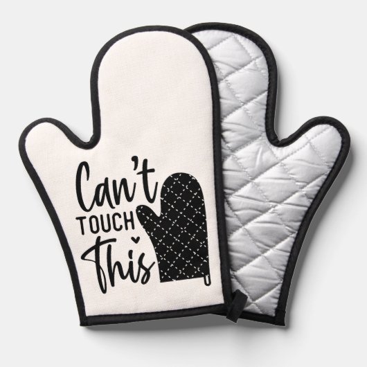 KANN DAS NICHT TOUCHS OFENHANDSCHUH (Vorderseite/Rückseite)