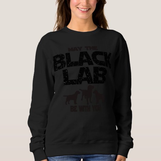 Kann das Schwarze Labor mit Ihrer SCIfL-Inspiriert Sweatshirt (Vorderseite)