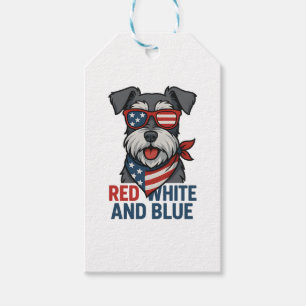 Kann dein Hund genauso patriotisch sein wie du? Geschenkanhänger