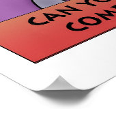 Kann dein Inneres rauskommen und spielen? Poster (Ecke)