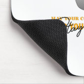 Kann dein Kaffee stark sein und die Schüler ruhig Mousepad (Ecke)