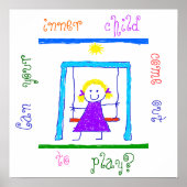 Kann dein Kind draußen spielen? Poster (Vorne)