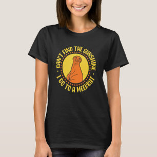 Kann den Sonnenschein nicht finden, den ich zu ein T-Shirt
