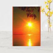 Kann der helle Glanz des Gottes nach Ihnen erste Karte (Gelbe Blume)