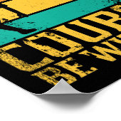 Kann der Kurs bei Ihnen Retro Disk Golf anwesend s Poster (Ecke)