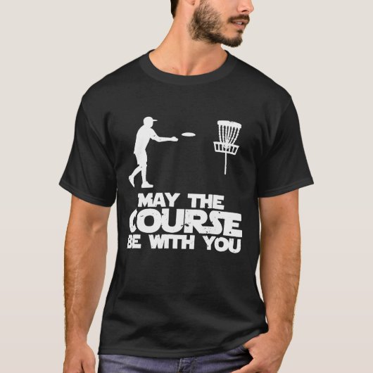 Kann der Kurs mit Ihrem Disk Golf sein T-Shirt (Vorderseite)