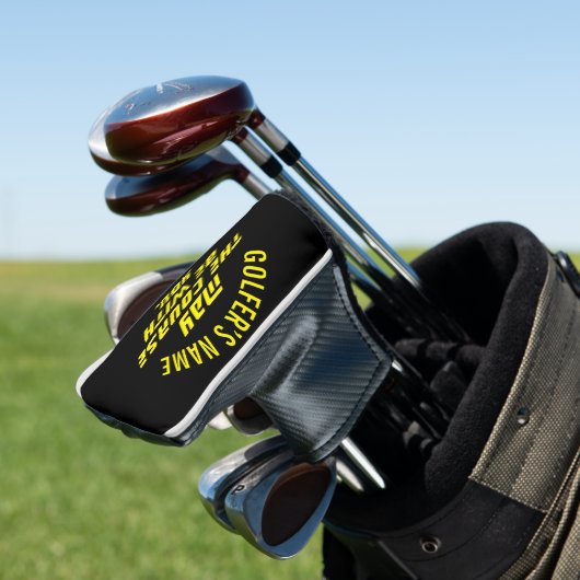 Kann der Kurs mit Ihrer benutzerdefinierten Putter Golf Headcover (In Situ)
