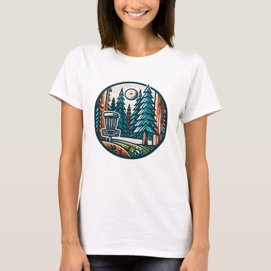 Kann der Kurs mit You Disk Golf sein T-Shirt (Vorderseite)