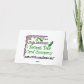 KANN DICH AM MUTTERTAG NICHT VERFEHLEN KARTE (Rückseite)