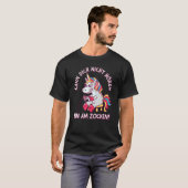 Kann dich nicht heißen Bin am Zocken Unicorn Gamer T-Shirt (Vorne ganz)