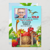 Kann die Aufregung Foto Einladung nicht enthalten (Vorne/Hinten)