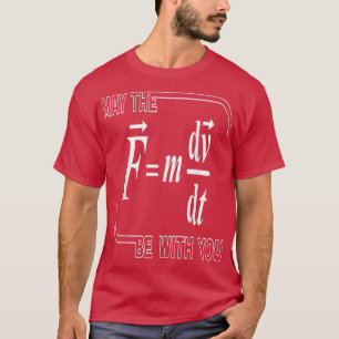 Kann die (f=m dvdt) bei Ihnen sein? T-Shirt