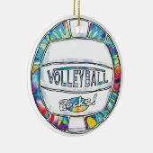 Kann die Gefärbte Krawatte Keramik Ornament (Rechts)