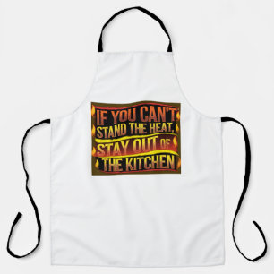Kann die Schürze der Hitze nicht aushalten - kühl