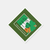 KANN DIE STRASSE AUFSTEIGEN | St Patricks Day Serviette (Ecke)