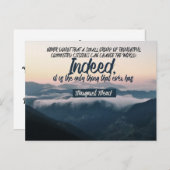 Kann die Welt ändern Postkarte (Vorne/Hinten)