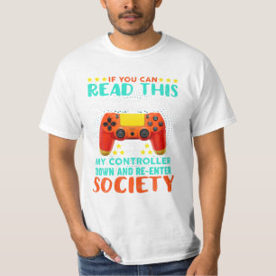 Kann dieses lustige Videospiel lesen T-Shirt