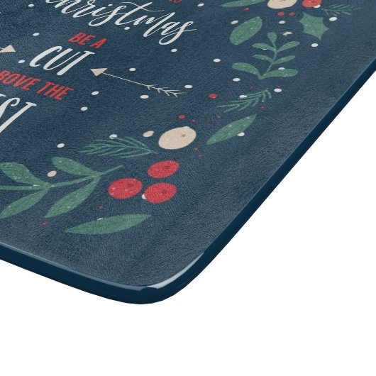 kann dieses Weihnachten ein Schnitt über der Erhol Schneidebrett (Ecke)