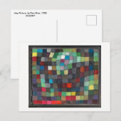 Kann, durch Paul Klee darstellen, 1925 Postkarte (Vorne/Hinten)