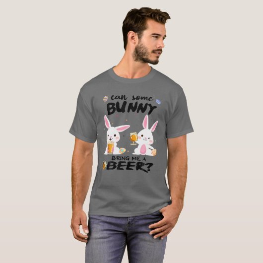 Kann ein bisschen Sonne ein Bier - Funny Ostern Ta T-Shirt (Vorne ganz)
