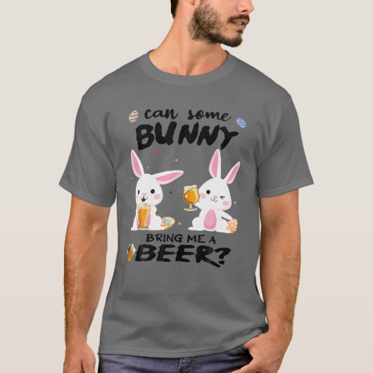 Kann ein bisschen Sonne ein Bier - Funny Ostern Ta T-Shirt (Vorderseite)