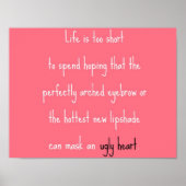 Kann ein hässliches Herz nicht verbergen Poster (Vorne)