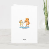 Kann einen Bären zum Geburtstag nicht übertreiben Karte (Rückseite)