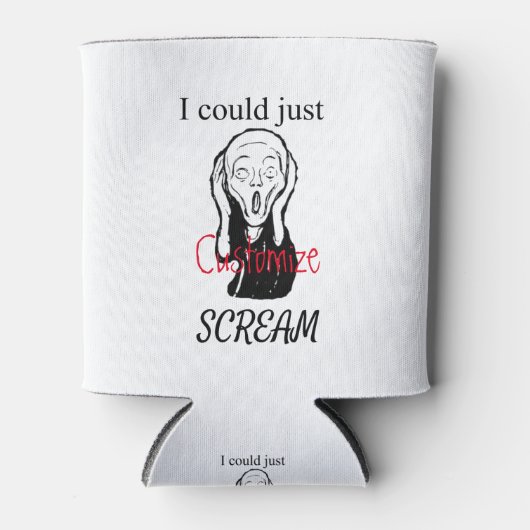 Kann einfach Thunder_Cove schreien Dosenkühler (Vorderseite)