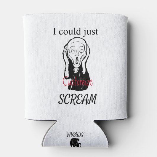 Kann einfach Thunder_Cove schreien Dosenkühler (Rückseite)