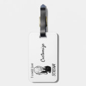 Kann einfach Thunder_Cove schreien Gepäckanhänger (Rückseite vertikal)