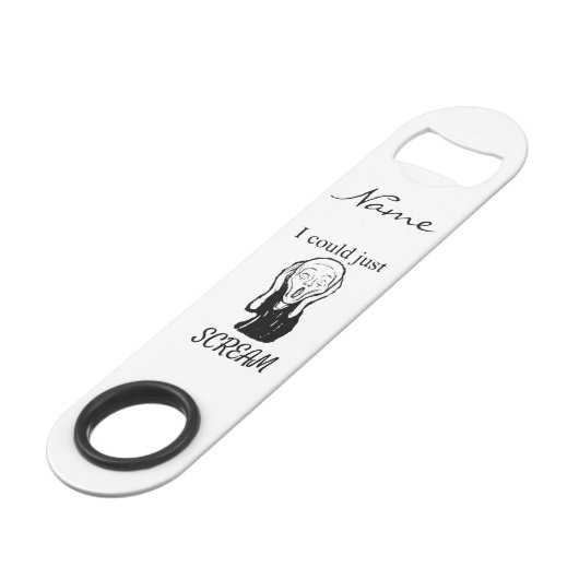 Kann einfach Thunder_Cove schreien Speed Flaschenöffner (Vorderseite Schrägansicht)