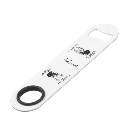 Kann einfach Thunder_Cove schreien Speed Flaschenöffner (Rückseite Schrägansicht)