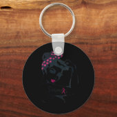 Kann es heilen Rosie Riveter Brustkrebs Überleben Schlüsselanhänger (Vorderseite)