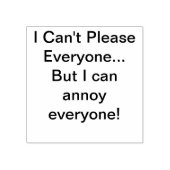 Kann es nicht allen gefallen gummistempel (Prägung)