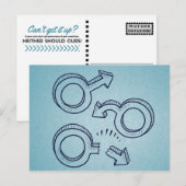 Kann es nicht aufstehen? postkarte (Vorne/Hinten)