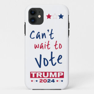 Kann es nicht warten, TRUMP 2024 zu wählen Case-Mate iPhone Hülle