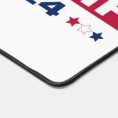 Kann es nicht warten, TRUMP 2024 zu wählen Schreibtischunterlage (Ecke)