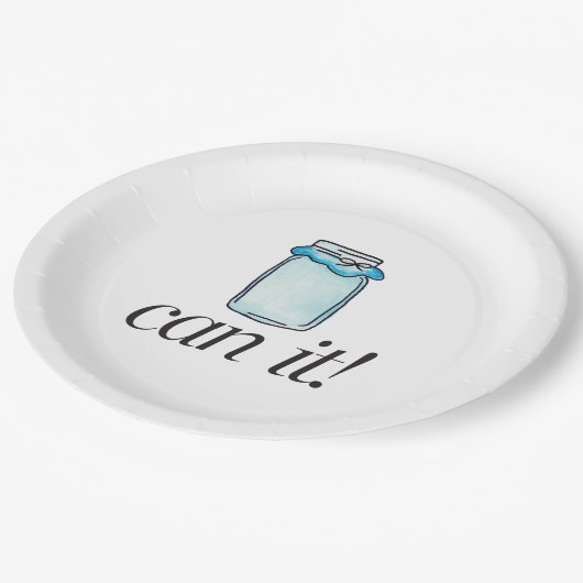 Kann es pappteller (Schrägansicht)