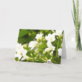 Kann Flora-Anlass-Grüße blühen Karte (Rückseite)