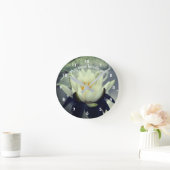 Kann Frieden mit Ihnen Lotus Inspiration sein  Runde Wanduhr (Zuhause)