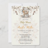 Kann frühzeitig abwarten Baby Dusche Einladung (Vorderseite)