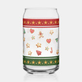 Kann Glas mit Weihnachtskeksen (Vorderseite)