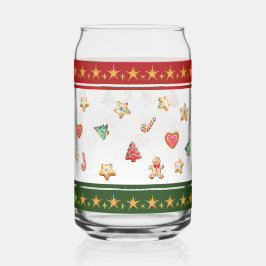Kann Glas mit Weihnachtskeksen