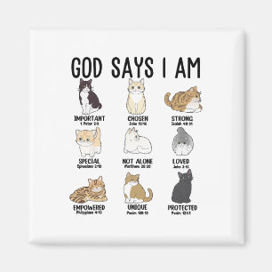 Kann Gott sagen, ich bin Niedlich Jesus Frauen Tee Magnet